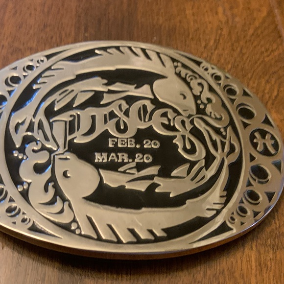 Other - Award designs Pisces silverplate belt buckle